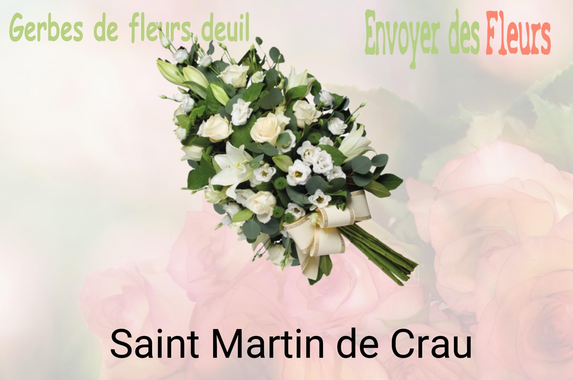 Gerbe de fleurs de deuil livrée à Saint-Martin-de-Crau